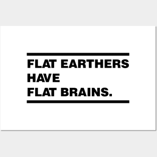 Flat Earthers are Dumb Posters and Art